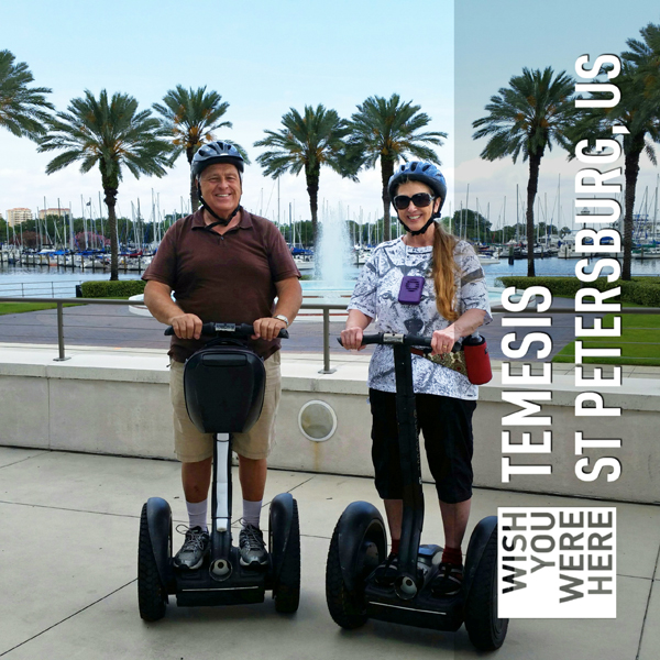The two RV Gypsies on the Segway
